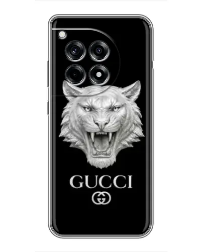 Чохол для OnePlus 12 Pro з картинкою «Gucci — срібний лев» Чохол для OnePlus 12 Pro з картинкою «Gucci — срібний лев»