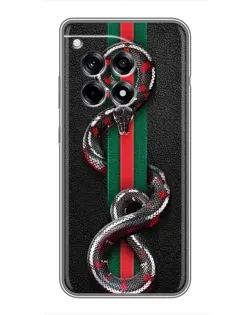 Чохол для OnePlus 12 Pro з картинкою «Gucci — змія на смузі» Чохол для OnePlus 12 Pro з картинкою «Gucci — змія на смузі»