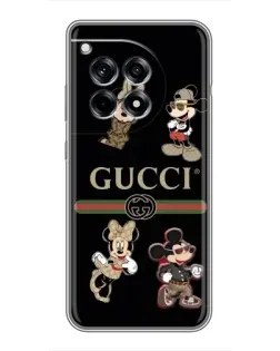 Чохол для OnePlus 12 Pro з картинкою «Gucci — герої Disney та монограма» Чохол для OnePlus 12 Pro з картинкою «Gucci — герої Disney та монограма»