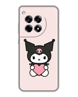 Чохол для OnePlus 12 Pro з картинкою «Kuromi та серце»