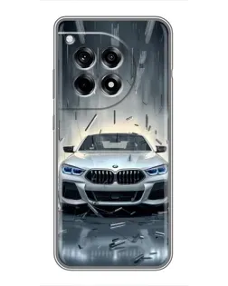 Чохол для OnePlus 12 Pro з картинкою «BMW у світлі фар» Чохол для OnePlus 12 Pro з картинкою «BMW у світлі фар»