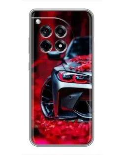 Чохол для OnePlus 12 Pro з картинкою «Спортивна BMW та квіти» Чохол для OnePlus 12 Pro з картинкою «Спортивна BMW та квіти»