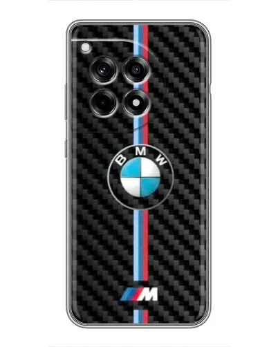 Чохол для OnePlus 12 Pro з картинкою «Емблема BMW та карбон»