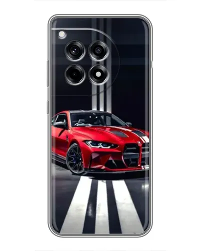 Чохол для OnePlus 12 Pro з картинкою «Червона BMW на дорозі»