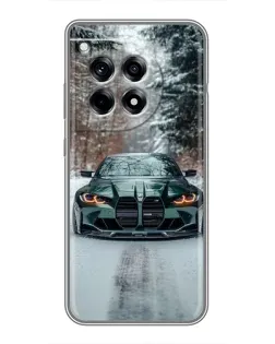Чохол для OnePlus 12 Pro з картинкою «BMW у зимовому лісі» Чохол для OnePlus 12 Pro з картинкою «BMW у зимовому лісі»