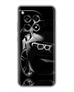Чохол для OnePlus 12 Pro з картинкою «Чорна BMW — профіль» Чохол для OnePlus 12 Pro з картинкою «Чорна BMW — профіль»