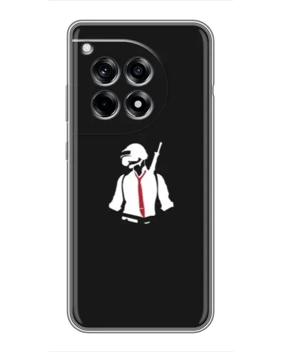 Чохол для OnePlus 12 Pro з картинкою «PUBG — силует воїна» Чохол для OnePlus 12 Pro з картинкою «PUBG — силует воїна»