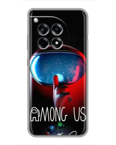 Чохол для OnePlus 12 Pro з картинкою «Червоний імпостер — макро» Чохол для OnePlus 12 Pro з картинкою «Червоний імпостер — макро»