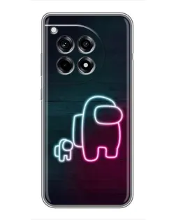 Чохол для OnePlus 12 Pro з картинкою «Among Us неон-арт»