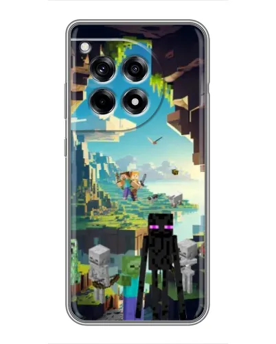 Чохол для OnePlus 12 Pro з картинкою «Ендермен у лісі» Чохол для OnePlus 12 Pro з картинкою «Ендермен у лісі»