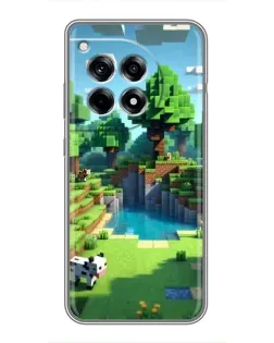 Чохол для OnePlus 12 Pro з картинкою «Minecraft літній день»