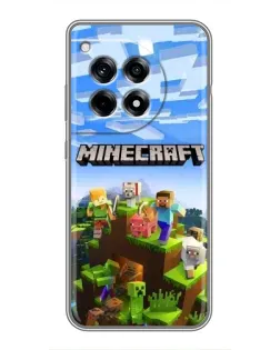 Чохол для OnePlus 12 Pro з картинкою «Minecraft класичний світ»
