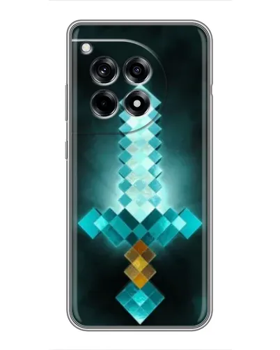 Чохол для OnePlus 12 Pro з картинкою «Алмазний меч неон» Чохол для OnePlus 12 Pro з картинкою «Алмазний меч неон»