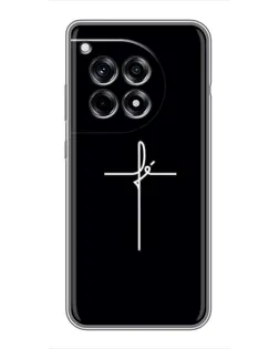 Чехол для OnePlus 12 Pro с картинкой «Тонкий крест»