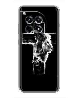 Чехол для OnePlus 12 Pro с картинкой «Сияющий крест Jesus»