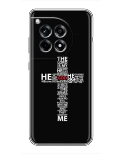 Чехол для OnePlus 12 Pro с картинкой «Текстовый крест»