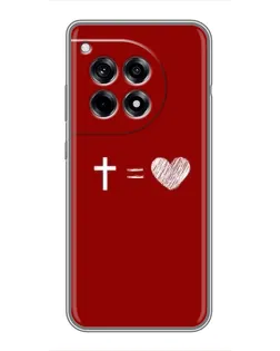 Чехол для OnePlus 12 Pro с картинкой «Уравнение любви»