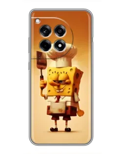 Чехол для OnePlus 12 Pro с картинкой «Губка Боб повар» Чехол для OnePlus 12 Pro с картинкой «Губка Боб повар»