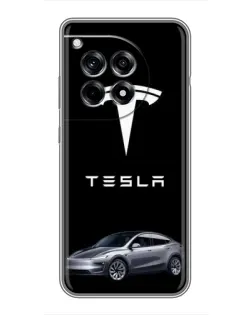 Чехол для OnePlus 12 Pro с картинкой «Tesla Model Y»