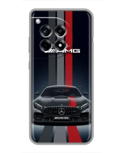 Чохол для OnePlus 12 Pro з картинкою «Mercedes — білий карбон»