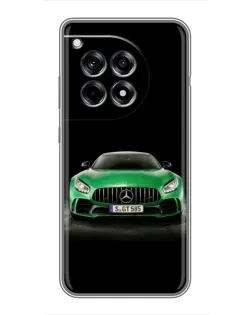 Чохол для OnePlus 12 Pro з картинкою «Mercedes — неоновий лого» Чохол для OnePlus 12 Pro з картинкою «Mercedes — неоновий лого»
