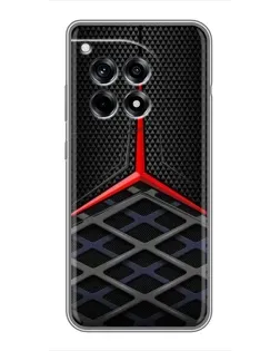 Чохол для OnePlus 12 Pro з картинкою «Mercedes Carbon Grid» Чохол для OnePlus 12 Pro з картинкою «Mercedes Carbon Grid»
