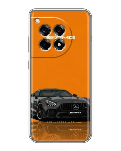 Чохол для OnePlus 12 Pro з картинкою «Помаранчевий Mercedes AMG»