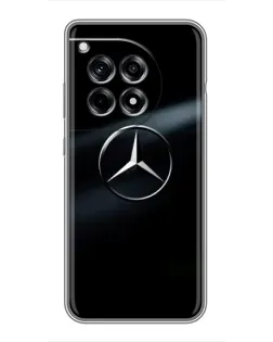 Чохол для OnePlus 12 Pro з картинкою «Mercedes на металі» Чохол для OnePlus 12 Pro з картинкою «Mercedes на металі»