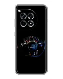 Чохол для OnePlus 12 Pro з картинкою «Салон Audi — кермо»