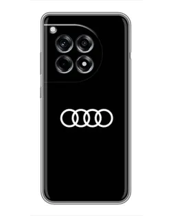 Чохол для OnePlus 12 Pro з картинкою «Audi White Logo»