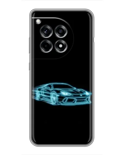 Чохол для OnePlus 12 Pro з картинкою «Неоновий контур Lamborghini» Чохол для OnePlus 12 Pro з картинкою «Неоновий контур Lamborghini»