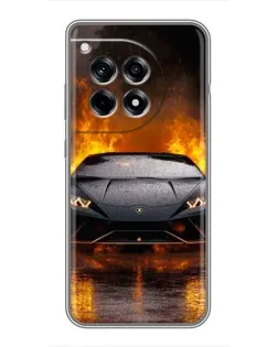 Чохол для OnePlus 12 Pro з картинкою «Lamborghini у вогні» Чохол для OnePlus 12 Pro з картинкою «Lamborghini у вогні»