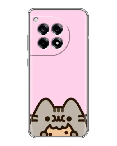Чохол для OnePlus 12 Pro з картинкою «Pusheen та печиво»