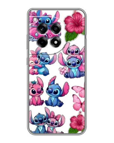 Чохол для OnePlus 12 Pro з картинкою «Стікери Stitch та Angel»