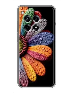 Чохол для OnePlus 12 Pro з картинкою «Райдужна квітка»