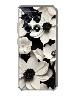 Чохол для OnePlus 12 Pro з картинкою «Об'ємні білі квіти»