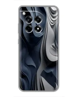 Чохол для OnePlus 12 Pro з картинкою «Об'ємні сині складки» Чохол для OnePlus 12 Pro з картинкою «Об'ємні сині складки»
