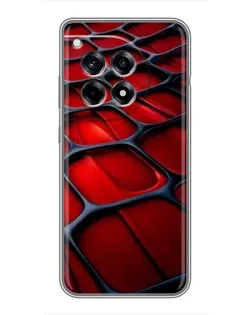 Чохол для OnePlus 12 Pro з картинкою «Червона глянцева сітка» Чохол для OnePlus 12 Pro з картинкою «Червона глянцева сітка»