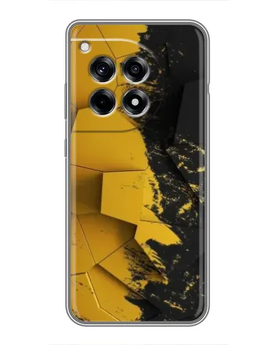 Чохол для OnePlus 12 Pro з картинкою «Золоті уламки геометрії» Чохол для OnePlus 12 Pro з картинкою «Золоті уламки геометрії»