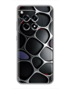 Чохол для OnePlus 12 Pro з картинкою «Об'ємна темна решітка» Чохол для OnePlus 12 Pro з картинкою «Об'ємна темна решітка»
