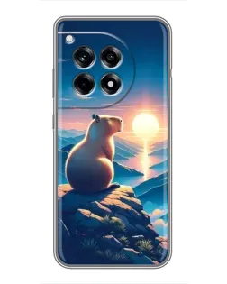 Чохол для OnePlus 12 Pro з картинкою «Захід сонця з капібарою» Чохол для OnePlus 12 Pro з картинкою «Захід сонця з капібарою»