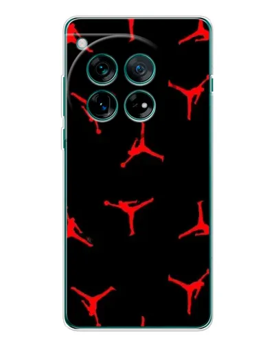 Чехол для OnePlus 12 с картинкой «Jordan Red Pattern» Чехол для OnePlus 12 с картинкой «Jordan Red Pattern»