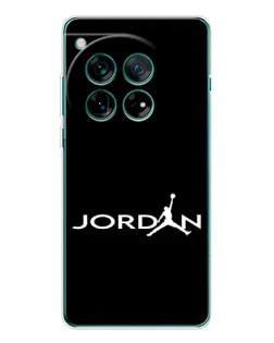 Чехол для OnePlus 12 с картинкой «Jordan White Logo»