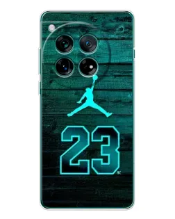 Чехол для OnePlus 12 с картинкой «Jordan Cyan 23»