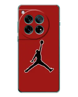Чехол для OnePlus 12 с картинкой «Jordan Red Back»