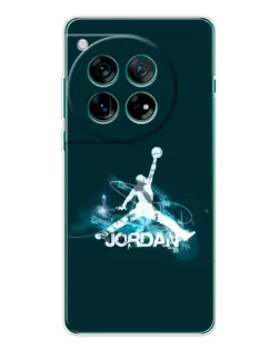 Чехол для OnePlus 12 с картинкой «Jordan Blue Fire»