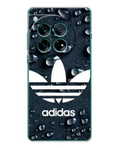 Чехол для OnePlus 12 с картинкой «Adidas Trefoil Blue»