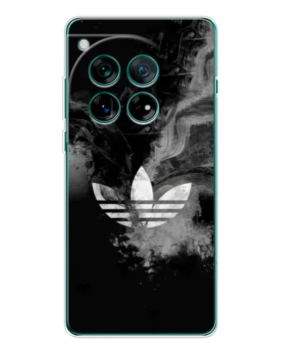 Чехол для OnePlus 12 с картинкой «Абстрактный дым Adidas»