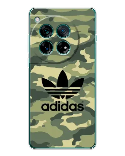 Чехол для OnePlus 12 с картинкой «Милитари стиль Adidas»
