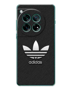 Чехол для OnePlus 12 с картинкой «Adidas Карбоновая текстура»